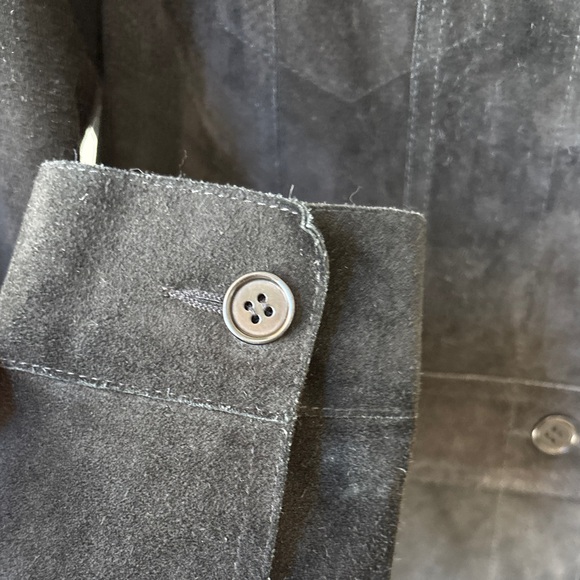 Theory Black Suede Jacket - Picture 8 of 10